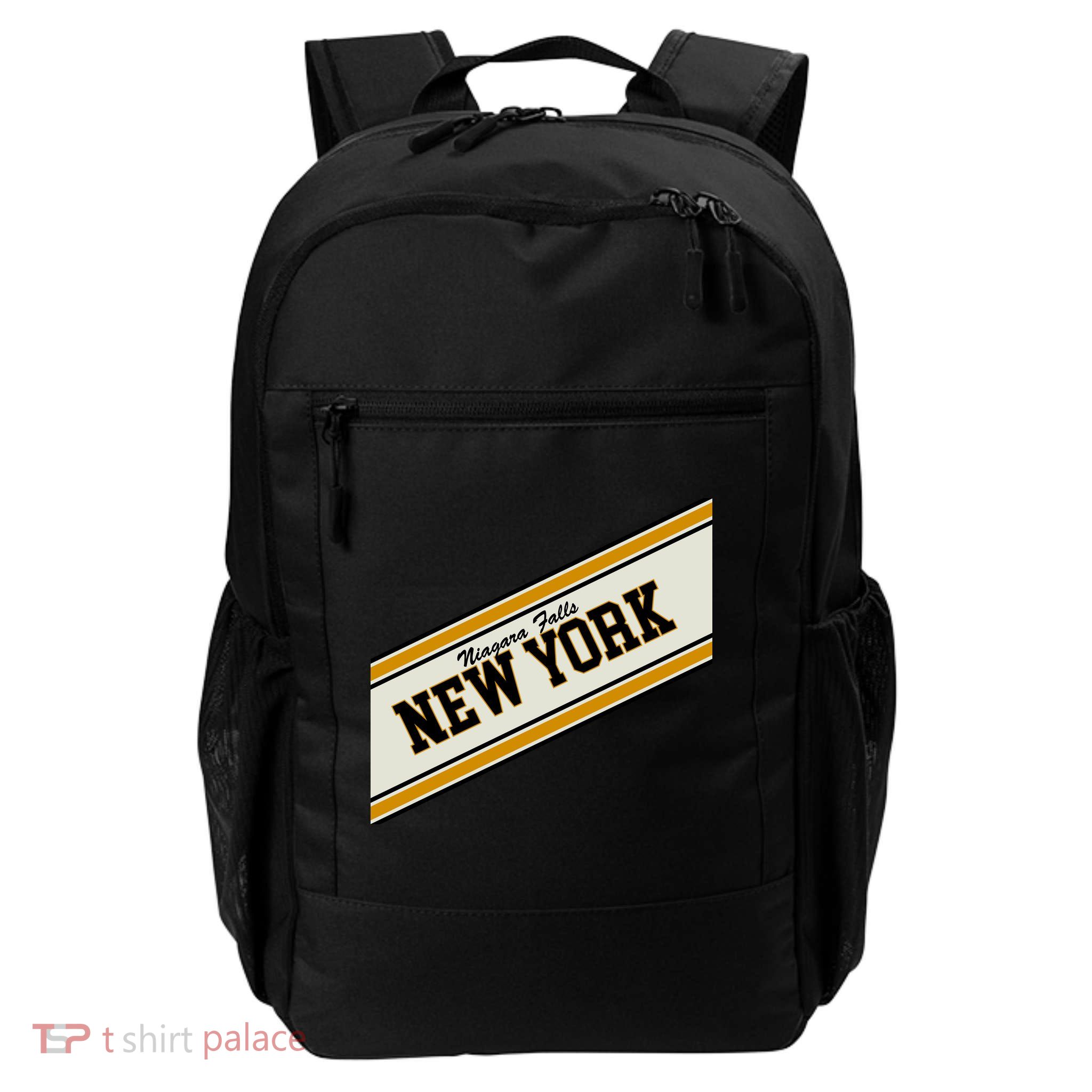 Niagara Falls New York Varsity Logo Backpack