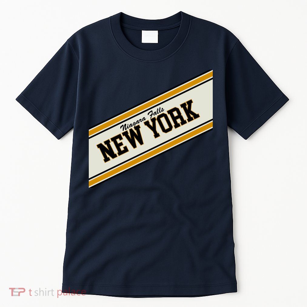 Niagara Falls New York Varsity Logo Tall T-Shirt