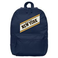 Niagara Falls New York Varsity Logo 16 in Basic Backpack