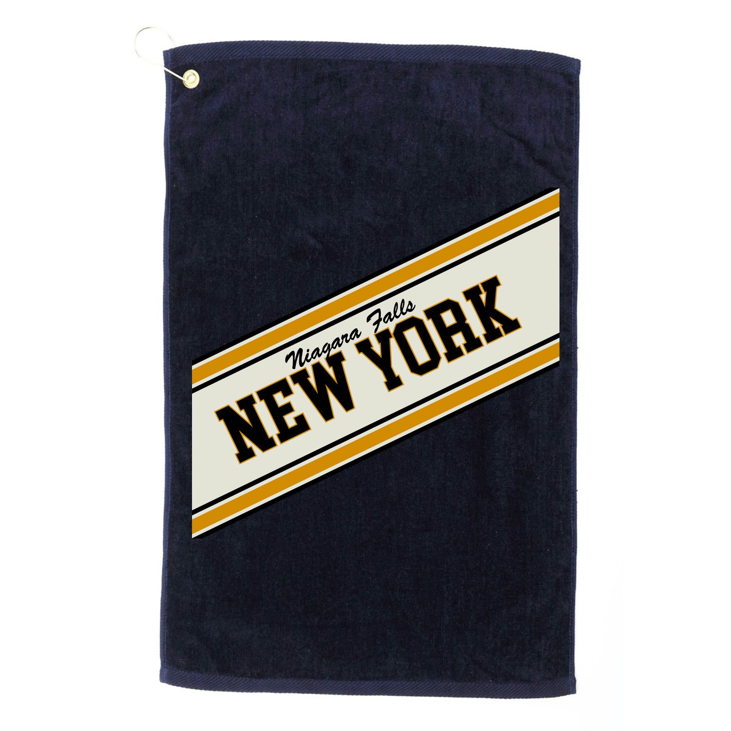 Niagara Falls New York Varsity Logo Golf Towel