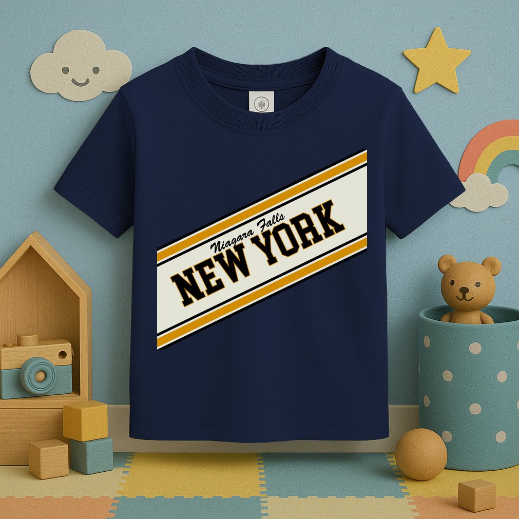 Niagara Falls New York Varsity Logo Toddler T-Shirt