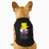Nonbinary Flag Non Binary Pride LGBTQ Axolotl Doggie Tank
