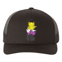 Nonbinary Flag Non Binary Pride LGBTQ Axolotl Yupoong Adult 5-Panel Trucker Hat