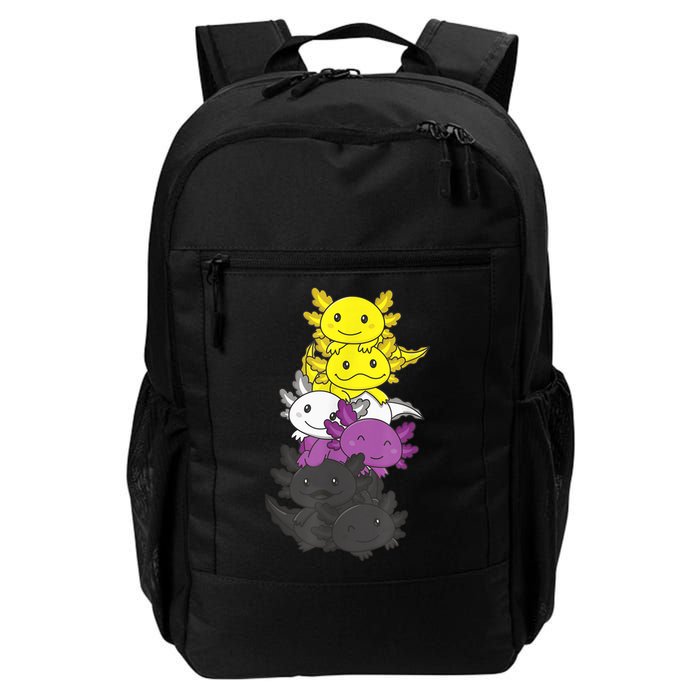 Nonbinary Flag Non Binary Pride LGBTQ Axolotl Backpack