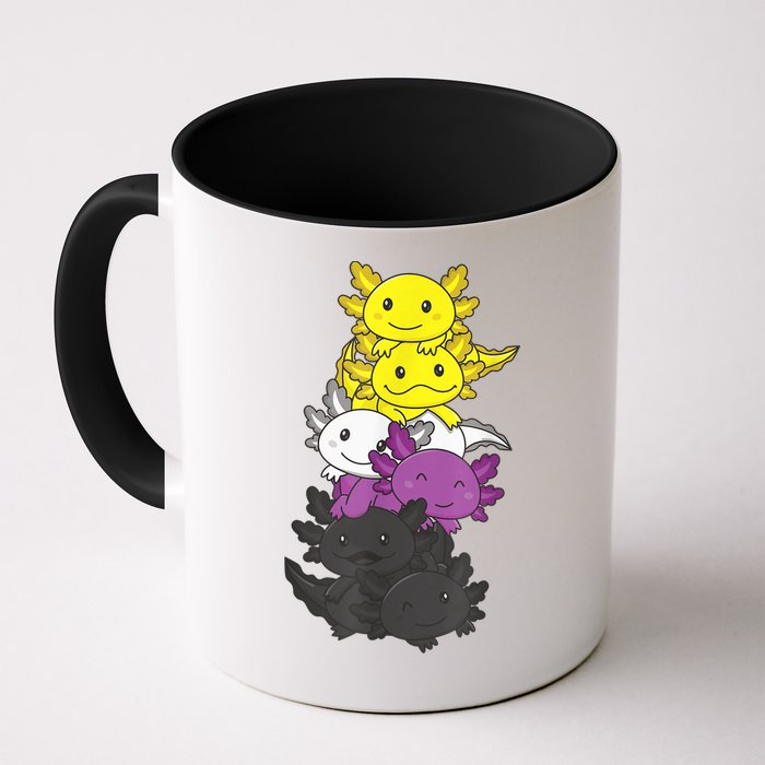 Nonbinary Flag Non Binary Pride LGBTQ Axolotl Mug