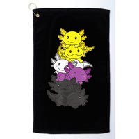 Nonbinary Flag Non Binary Pride LGBTQ Axolotl Golf Towel