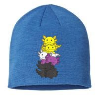 Nonbinary Flag Non Binary Pride LGBTQ Axolotl Sustainable Beanie