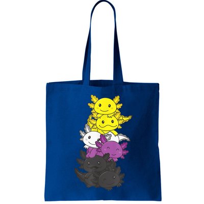 Nonbinary Flag Non Binary Pride LGBTQ Axolotl Bag
