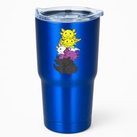Nonbinary Flag Non Binary Pride LGBTQ Axolotl Tumbler