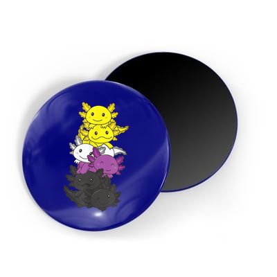 Nonbinary Flag Non Binary Pride LGBTQ Axolotl Magnet