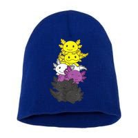 Nonbinary Flag Non Binary Pride LGBTQ Axolotl Short Acrylic Beanie