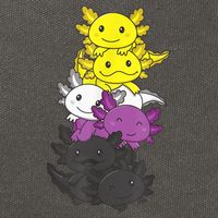 Nonbinary Flag Non Binary Pride LGBTQ Axolotl Cotton Canvas Backpack