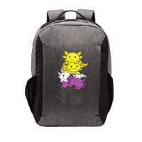 Nonbinary Flag Non Binary Pride LGBTQ Axolotl Vector Backpack