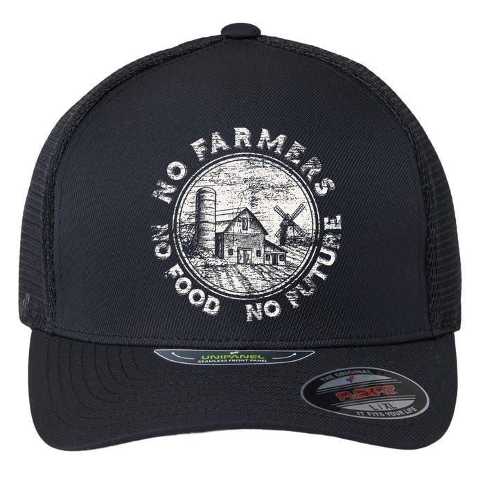 No Farmers No Food No Future Flexfit Unipanel Trucker Cap