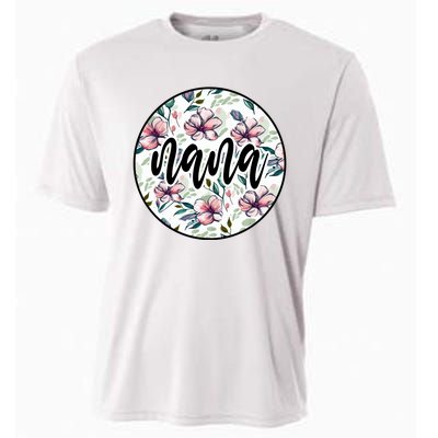 Nana Floral Nana Flowers Vintage Cooling Performance Crew T-Shirt