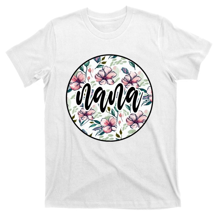 Nana Floral Nana Flowers Vintage T-Shirt