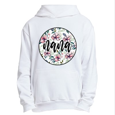 Nana Floral Nana Flowers Vintage Urban Pullover Hoodie