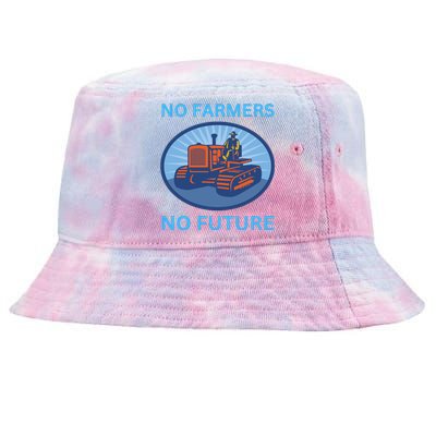 No Farmers No Future German Protest Tie-Dyed Bucket Hat