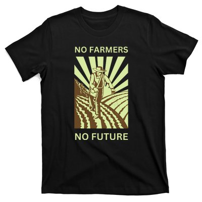 No Farmers No Future German Protest T-Shirt