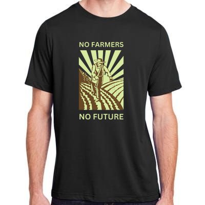 No Farmers No Future German Protest Adult ChromaSoft Performance T-Shirt