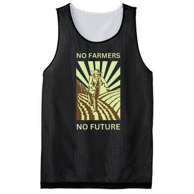 No Farmers No Future German Protest Mesh Reversible Basketball Jersey Tank