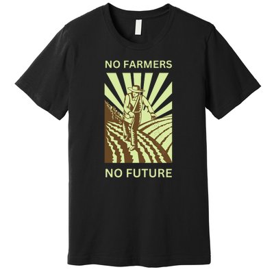 No Farmers No Future German Protest Premium T-Shirt