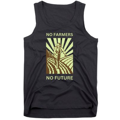 No Farmers No Future German Protest Tank Top