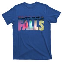 Niagara Falls Night Gift Canada Usa Typography Souvenir T-Shirt