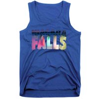 Niagara Falls Night Gift Canada Usa Typography Souvenir Tank Top