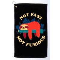 Not Fast Not Furious Dinomike Design Golf Towel