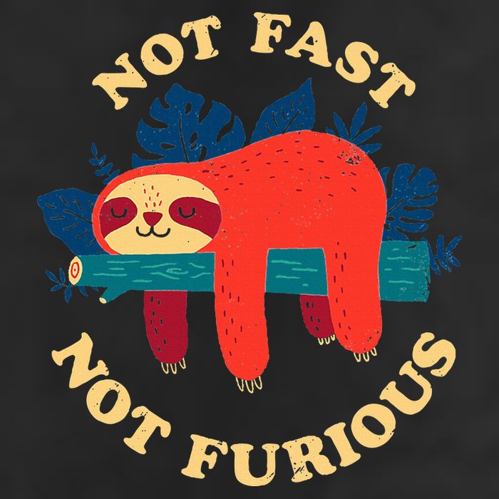 Not Fast Not Furious Dinomike Design Golf Towel