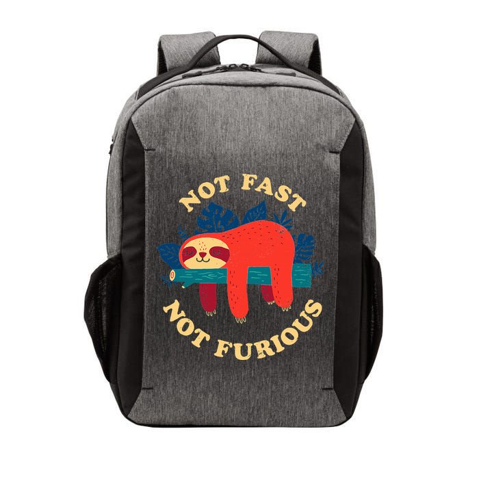 Not Fast Not Furious Dinomike Design Vector Backpack
