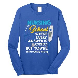 Nursing Future Nurse Nursing Student Nursing School Gift Long Sleeve Shirt