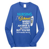 Nursing Future Nurse Nursing Student Nursing School Gift Long Sleeve Shirt