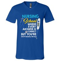 Nursing Future Nurse Nursing Student Nursing School Gift V-Neck T-Shirt