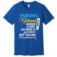 Nursing Future Nurse Nursing Student Nursing School Gift Premium T-Shirt