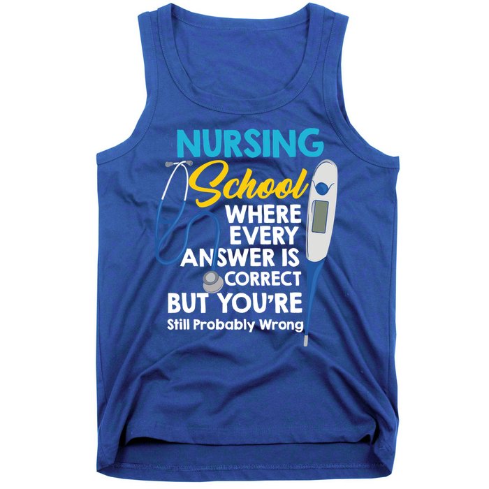 Nursing Future Nurse Nursing Student Nursing School Gift Tank Top