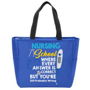 Nursing Future Nurse Nursing Student Nursing School Gift Zip Tote Bag