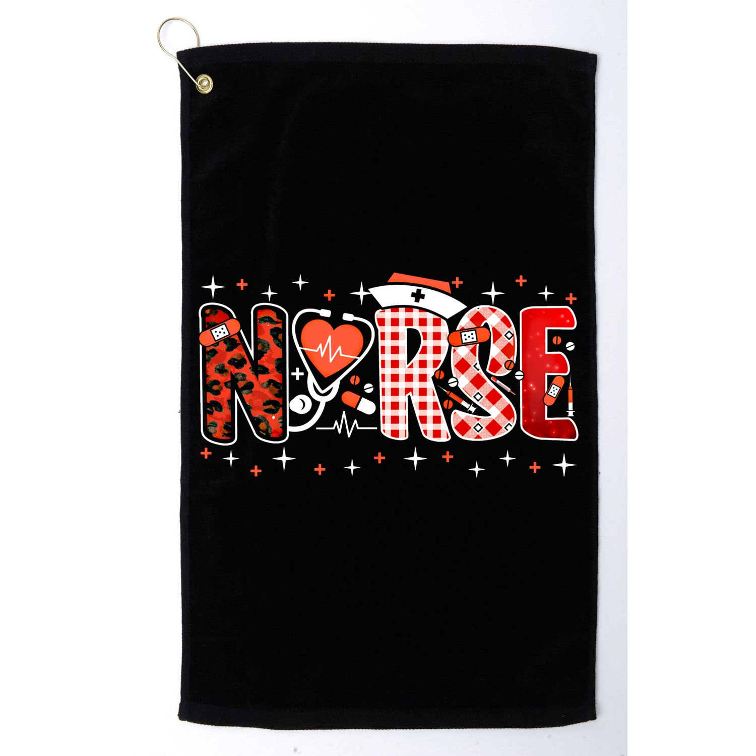 Nurse Funny Nursing Care Profession Health Recover Medical Gift Golf Towel