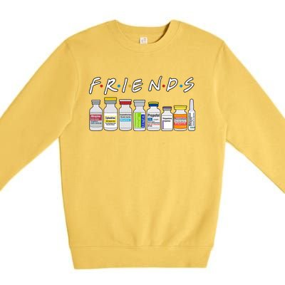 Nurse Friends Premium Crewneck Sweatshirt