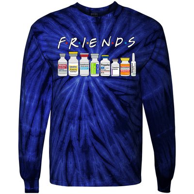 Nurse Friends Tie-Dye Long Sleeve Shirt