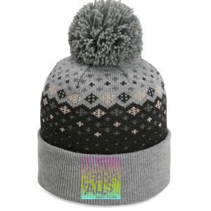 Niagara Falls New York Neon The Baniff Cuffed Pom Beanie