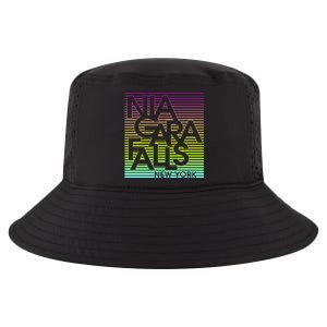 Niagara Falls New York Neon Cool Comfort Performance Bucket Hat