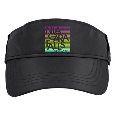 Niagara Falls New York Neon Adult Drive Performance Visor