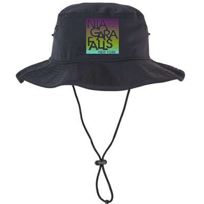 Niagara Falls New York Neon Bucket Hat