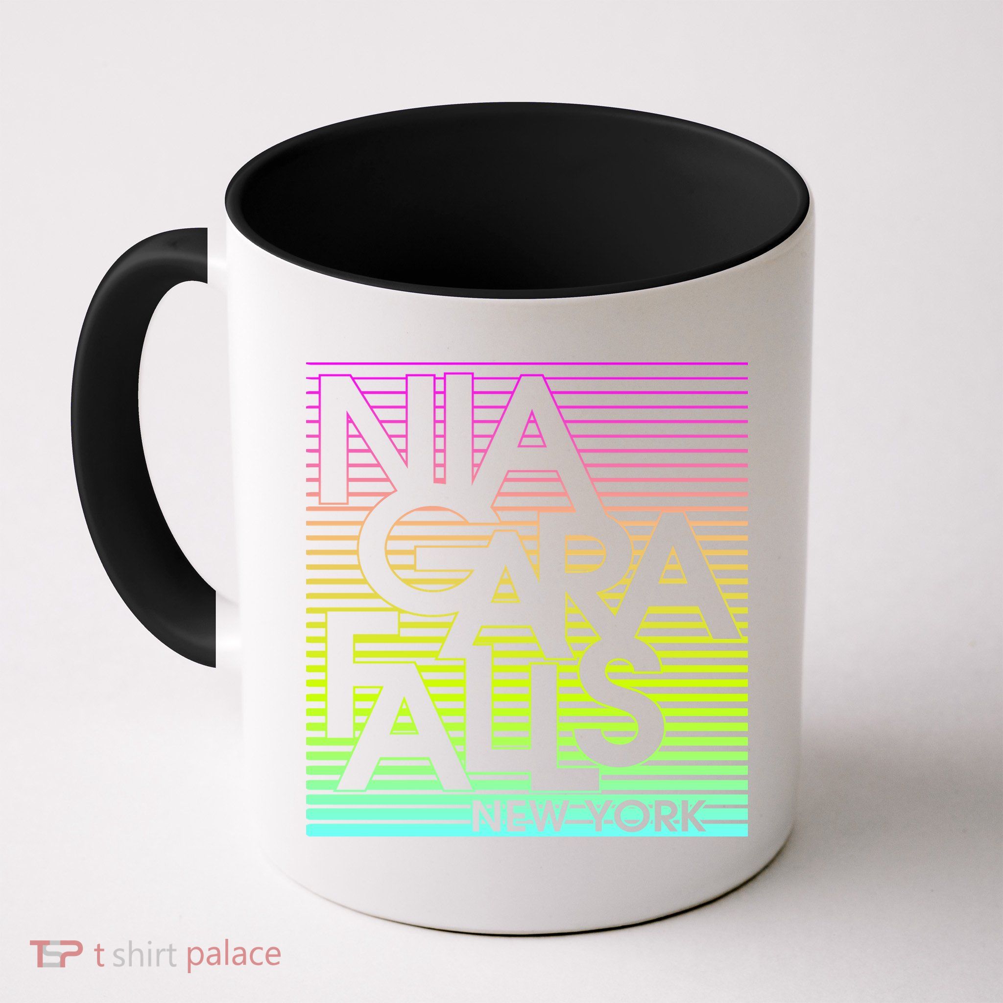 Niagara Falls New York Neon Mug