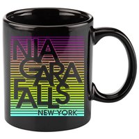 Niagara Falls New York Neon 11oz C Handle Ceramic Mug