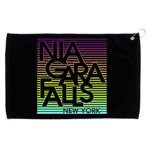 Niagara Falls New York Neon Grommeted Golf Towel