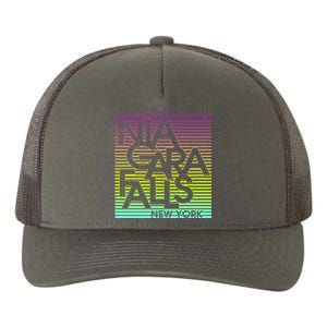 Niagara Falls New York Neon Yupoong Adult 5-Panel Trucker Hat