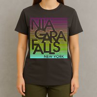 Niagara Falls New York Neon T-Shirt